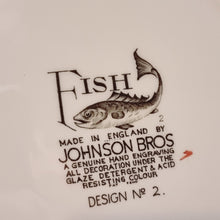 Ladda upp bild till gallerivisning, Mattallrik Fish Johnson Bros 26,5cm X 24,5cm
