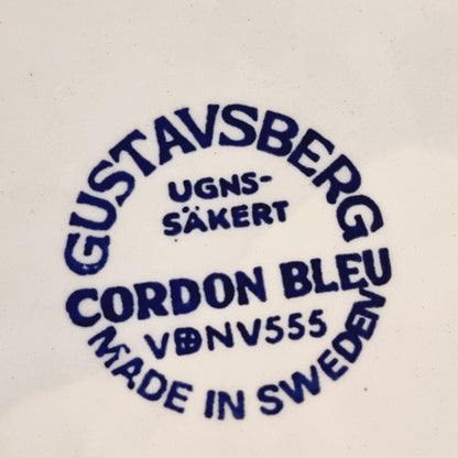 Cordon Bleu mattallrik Stig Lindberg Gustavsberg 27,5cm