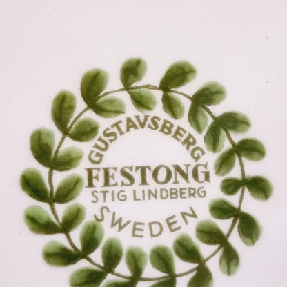 Stig Lindberg förrättstallrik Festong Gustavsberg 21cm