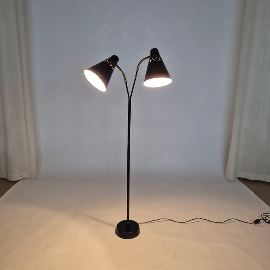 Floor lamp, two-armed, 1950s-60s