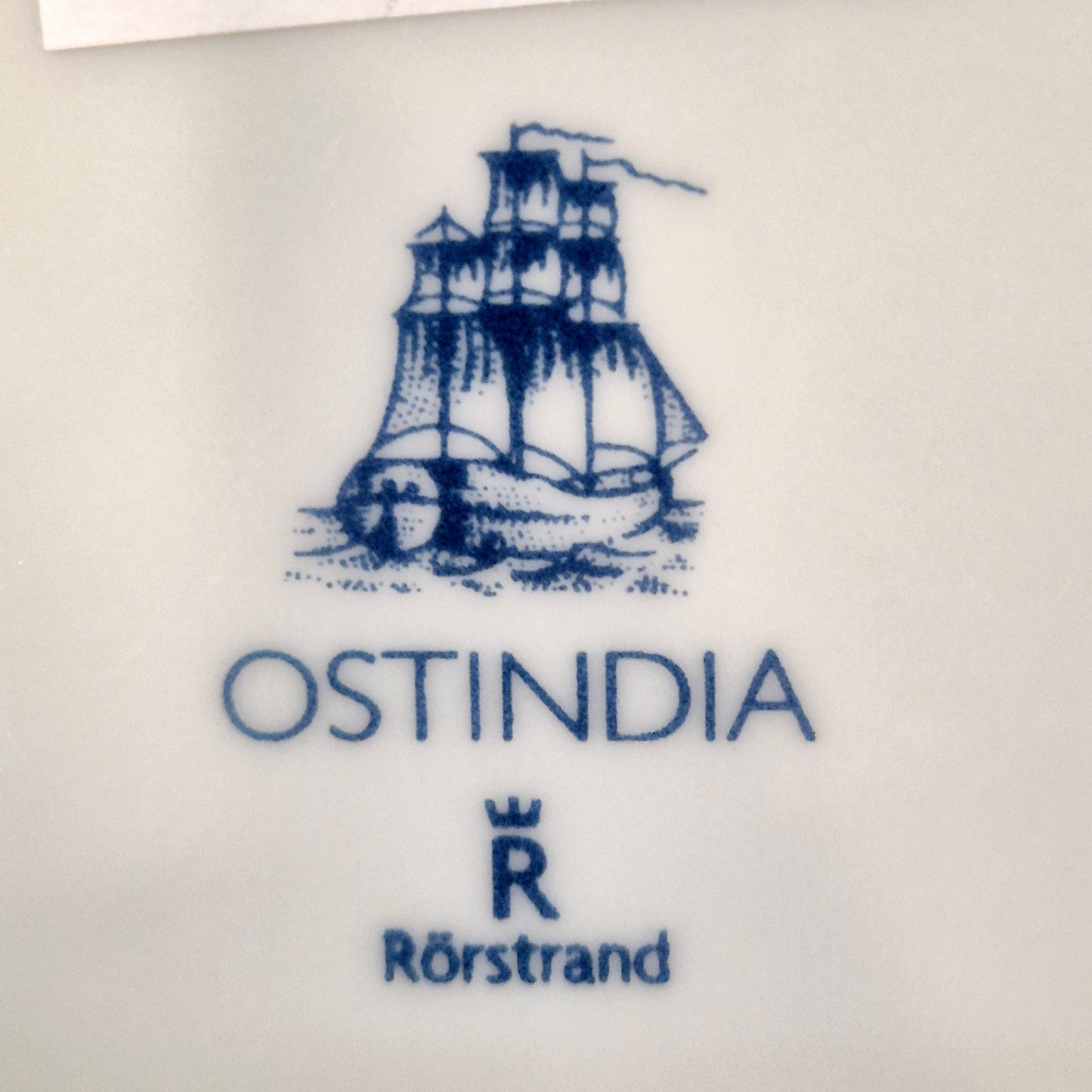 Stor mattallrik Ostindia Rörstrand Diameter 27 centimeter