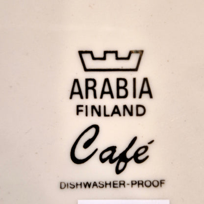 Arabia Café assiett med fint blommotiv 17 centimeter Gunvor Olin-Grönqvist