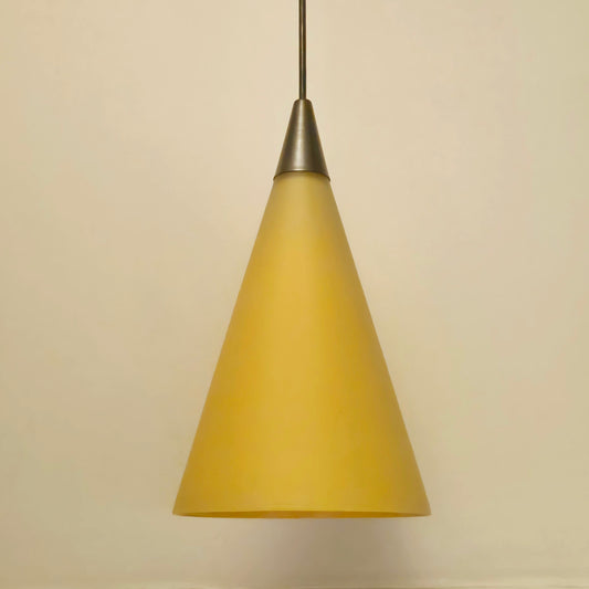 Taklampa glas strutformad 1980-90-tal