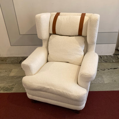 Manhattan fåtölj Sven Wincrantz Nyklädd bouclé