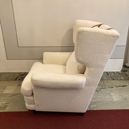 Manhattan fåtölj Sven Wincrantz Nyklädd bouclé