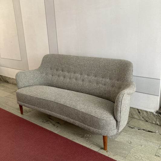 Soffa Carl Malmsten Samsas 3-sits Nyklädd