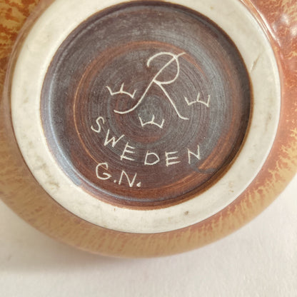 Gunnar Nylund vas stengods Rörstrand