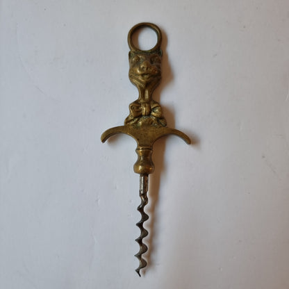 Corkscrew brass feline