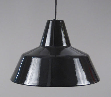 Danish enamel Ceiling lamp by Louis Poulsen. Call us for current stock in sizes and colors.