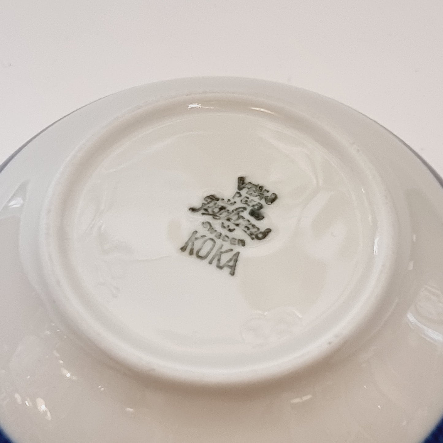Skål Koka Blå Hertha Bengtsson Rörstrand 14cm