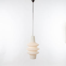 Ladda upp bild till gallerivisning, Taklampa i glas, 1950-tal. Totalöjd 135cm och diameter 30cm. 1950’s ceiling lamp in glass. Total height: 135cm/53,1″ and diameter 30cm/11,8″

