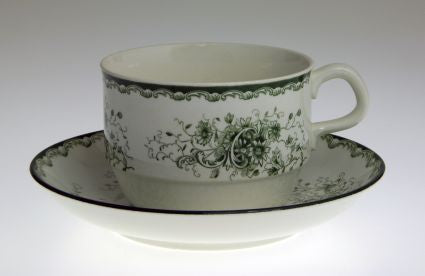 Tea cups "GrÃ¶na Anna" by RÃ¶rstrand.