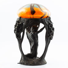 Ladda upp bild till gallerivisning, Alice Nordin bordslampa brons Herman Bergman
