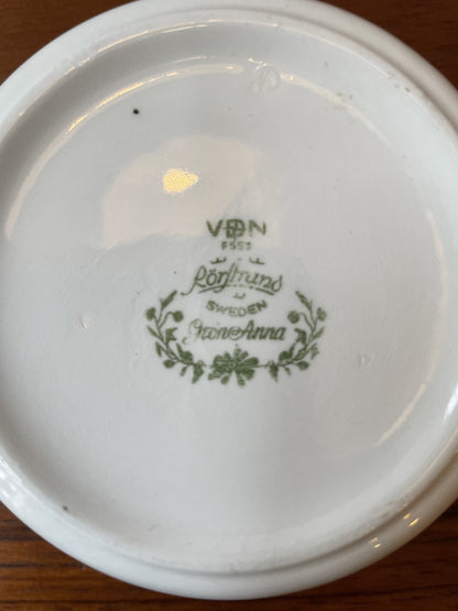 Sockerskål Grön Anna Rörstrand