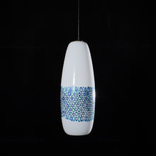Ladda upp bild till gallerivisning, Vistosi glastaklampa i murrine-teknik, 1960-tal. 55cm hög. Vistosi glass ceiling lamp in murrine technique, 1960&#39;s. H: 55cm/21,7&quot;
